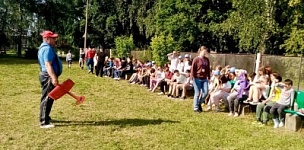 Показательные выступления секции авиамоделирования